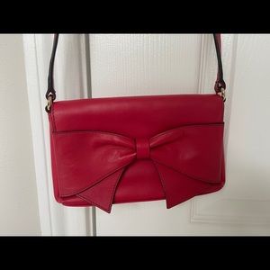 Kate spade red bow crossbody